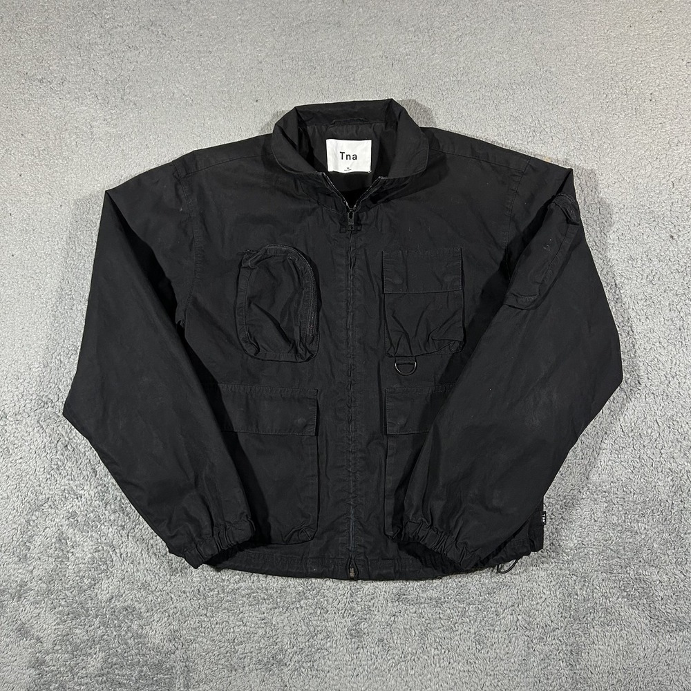 ARITZIA TNA Overload Cargo Jacket in Black Womens Size Xtra Small #1883